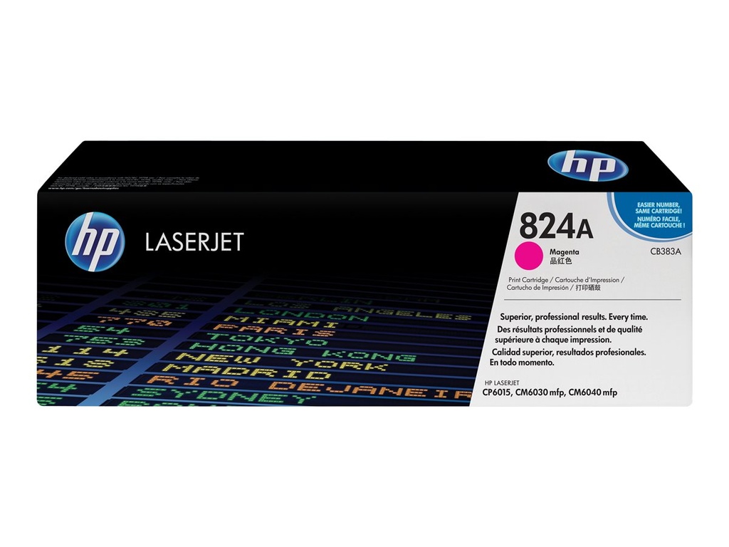 HP CB383A Magenta Cartucho de Toner Original - 824A