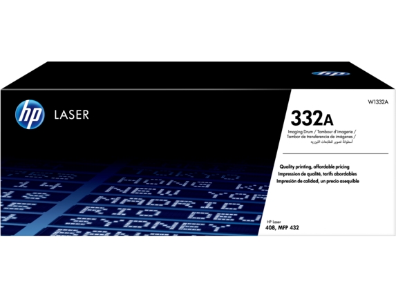 HP W1332A Negro Tambor de Imagen Original - 332A (Drum)