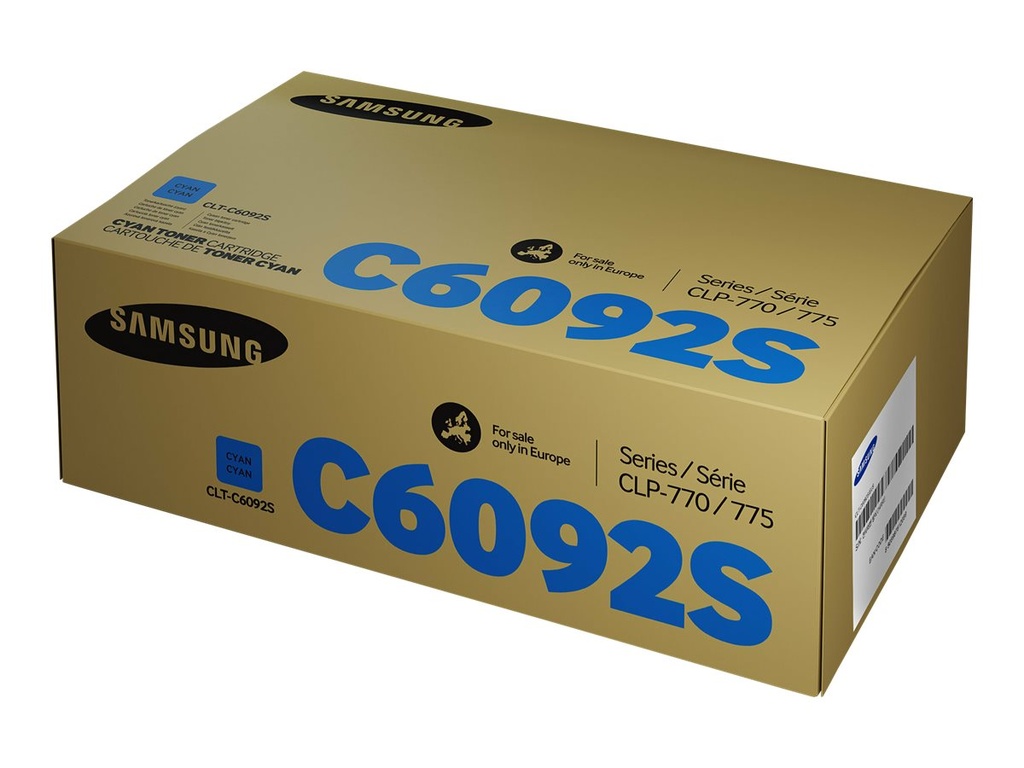 Samsung CLP770/CLP775 Cyan Cartucho de Toner Original - CLT-C6092S/SU082A