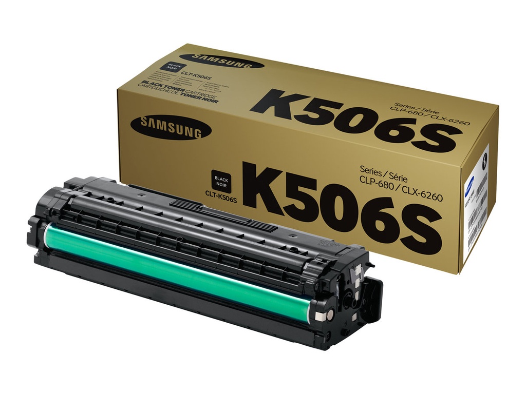 Samsung CLP680/CLX6260 Negro Cartucho de Toner Original - CLT-K506S/SU180A