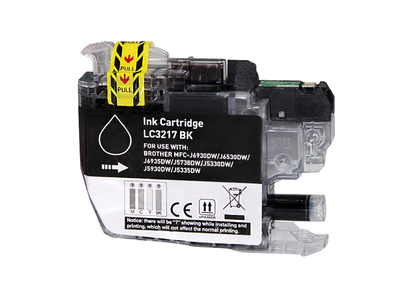 Brother LC3217 Negro Cartucho de Tinta Generico - Reemplaza LC3217BK