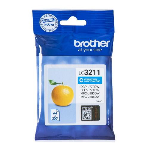 Brother LC3211 Cyan Cartucho de Tinta Original - LC3211C