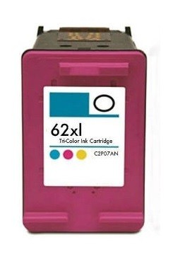 HP 62XL Color Cartucho de Tinta Remanufacturado - Reemplaza C2P06AE/C2P07AE