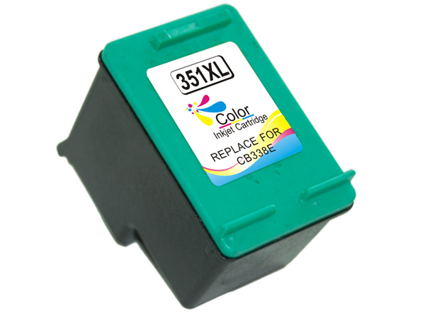 HP 351XL Color Cartucho de Tinta Remanufacturado - Reemplaza CB338EE/CB337EE