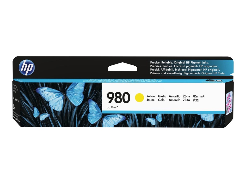 HP 980 Amarillo Cartucho de Tinta Original - D8J09A