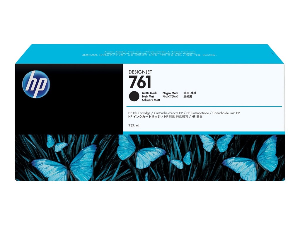 HP 761 Negro Mate Cartucho de Tinta Original - CM997A