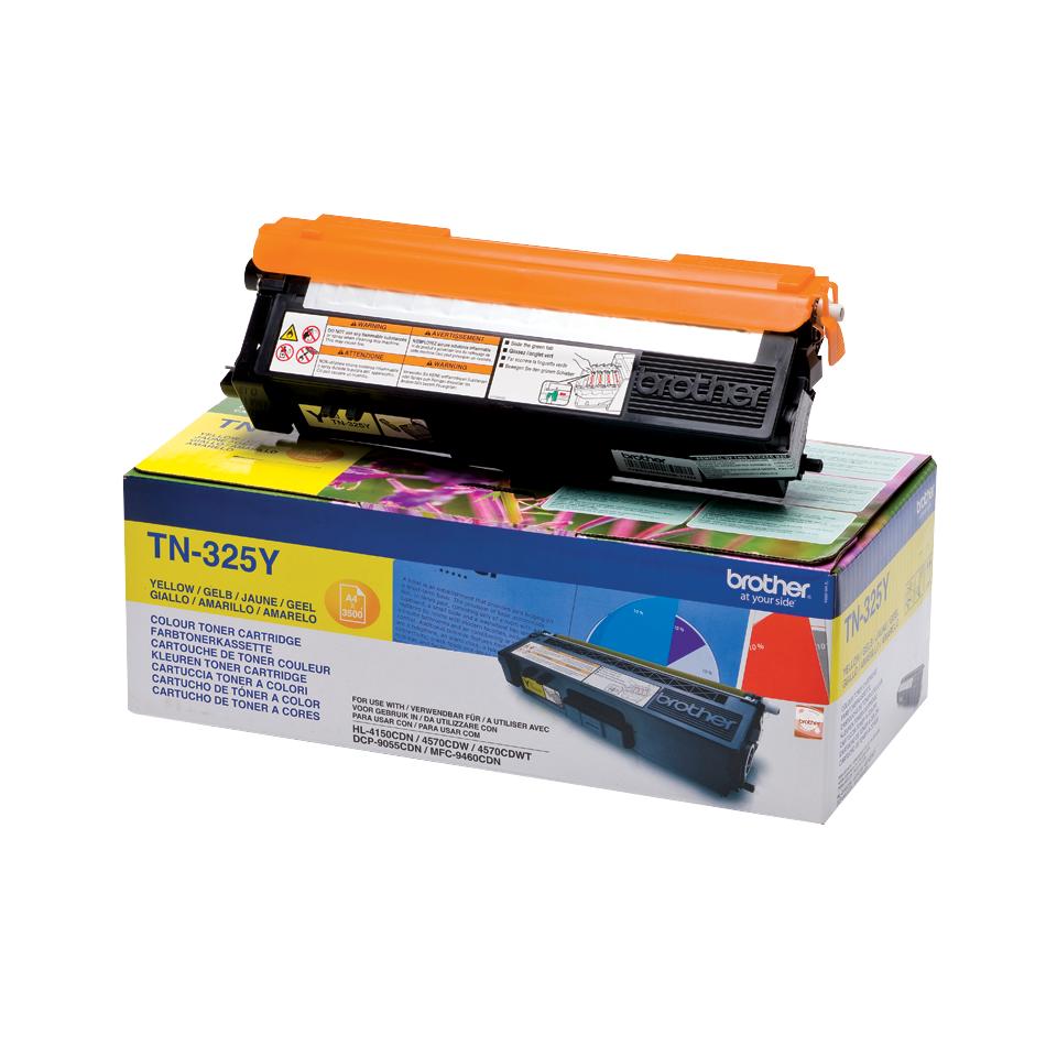 Brother TN325 Amarillo Cartucho de Toner Original - TN325Y