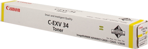 Canon C-EXV34 Amarillo Cartucho de Toner Original - 3785B002