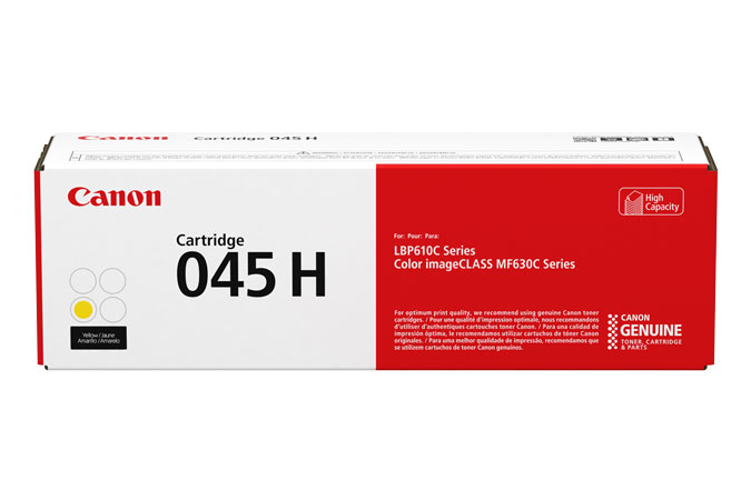 Canon 045H Amarillo Cartucho de Toner Original - 1243C002