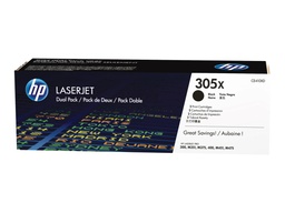 [CE410XD] HP CE410X Negro Pack de 2 Cartuchos de Toner Originales - 305X