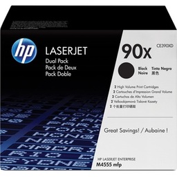 [CE390XD] HP CE390X Negro Pack de 2 Cartuchos de Toner Originales - 90X