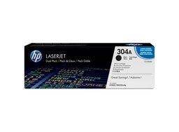 [CC530AD] HP CC530A Negro Pack de 2 Cartuchos de Toner Originales - 304A