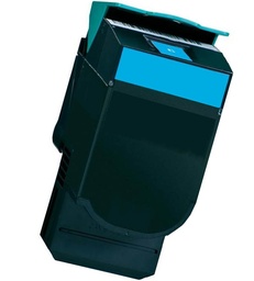 [LXT-CX410CY] Lexmark CX410/CX510 Cyan Cartucho de Toner Generico - Reemplaza 80C2HC0/80C2HCE/802HC