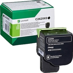 [C242XK0] Lexmark C2425/C2535/MC2425/MC2535/MC2640 Negro Cartucho de Toner Original - C242XK0