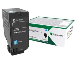 [75B20C0] Lexmark CS727/CS728/CX727 Cyan Cartucho de Toner Original - 75B20C0