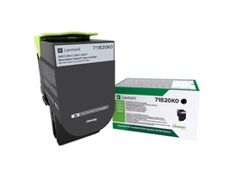 [71B20K0] Lexmark CS317/CS417/CS517/CX317/CX417/CX517 Negro Cartucho de Toner Original - 71B20K0