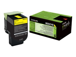 [80C2XY0] Lexmark CX510 Amarillo Cartucho de Toner Original - 80C2XY0/80C2XYE/802XY