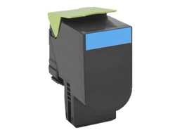 [80C2HC0] Lexmark CX410/CX510 Cyan Cartucho de Toner Original - 80C2HC0/80C2HCE/802HC