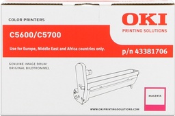 [43381706.0] OKI C5600/C5700 Magenta Tambor de Imagen Original - 43381706 (Drum)