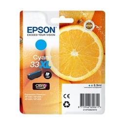 [C13T33624012] Epson T3362 (33XL) Cyan Cartucho de Tinta Original - C13T33624012