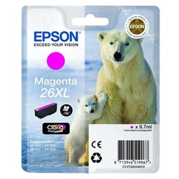 [C13T26334012] Epson T2633 (26XL) Magenta Cartucho de Tinta Original - C13T26334012