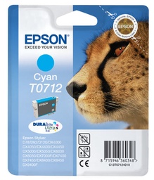 [C13T07124012] Epson T0712 Cyan Cartucho de Tinta Original - C13T07124012