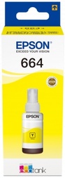 [C13T664440] Epson T6644 Amarillo - Botella de Tinta Original C13T664440
