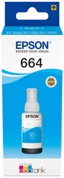 [C13T664240] Epson T6642 Cyan - Botella de Tinta Original C13T664240