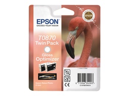 [C13T08704010] Epson T0870 Pack de 2 Optimizadores de Brillo Cartuchos de Tinta Originales - C13T08704010