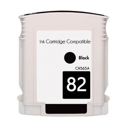 [HI-CH565A(82)(PG)] HP 82 Negro Cartucho de Tinta Pigmentada Generico - Reemplaza CH565A