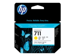 [CZ136A] HP 711 Amarillo Pack de 3 Cartuchos de Tinta Originales - CZ136A