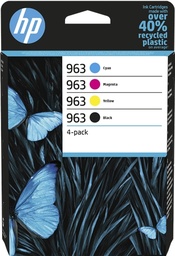 [6ZC70AE] HP 963 Pack de 4 Cartuchos de Tinta Originales - 6ZC70AE