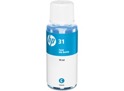 [1VU26AE] HP 31 Cyan Botella de Tinta Original - 1VU26AE