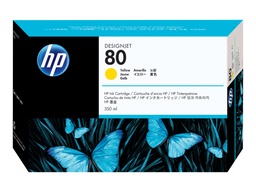 [C4848A] HP 80 Amarillo Cartucho de Tinta Original - C4848A