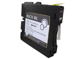 [RI-GC31BK(PG)] Ricoh GC31K Negro Cartucho de Tinta Pigmentada Generico - Reemplaza 405688/405701