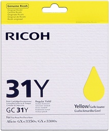 [405691.0] Ricoh GC31Y Amarillo Cartucho de Gel Original - 405691
