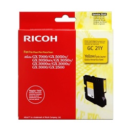 [405535.0] Ricoh GC21Y Amarillo Cartucho de Gel Original - 405535