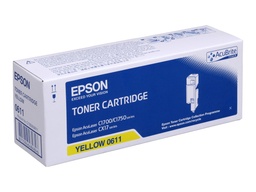 [C13S050611] Epson Aculaser C1700/CX17 Amarillo Cartucho de Toner Original - C13S050611